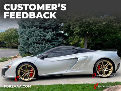 20 21 INCH FORZA FORGED WHEELS RIMS fit for MCLAREN 650S 2014 custom fit VELOS XX