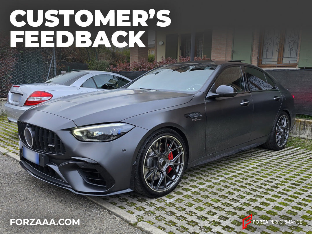 20 INCH FORGED WHEELS RIMS for MERCEDES-BENZ C-CLASS W206 C63 S E PERFORMANCE 2024 custom fit OEM 2024 AMG GT STYLE