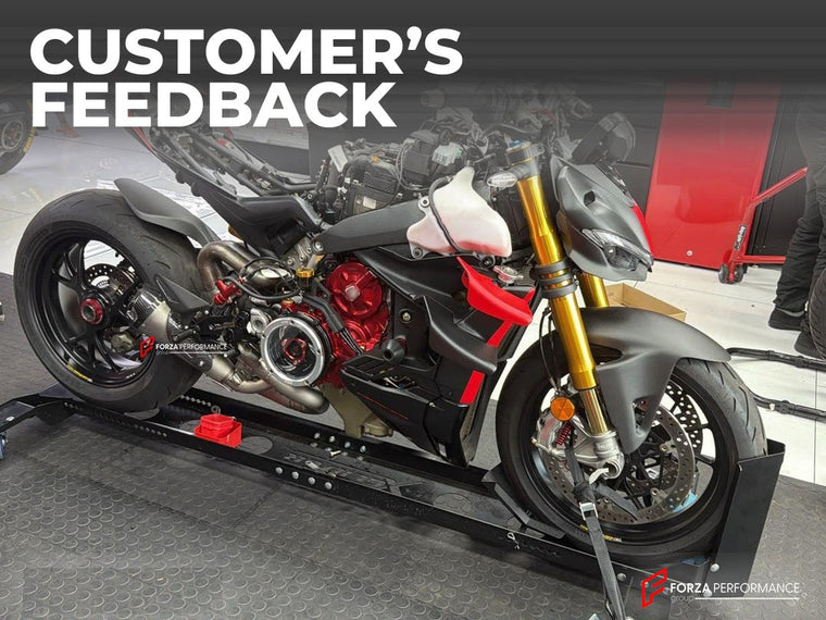 TITANIUM EXHAUST SYSTEM for DUCATI STREETFIGHTER V4