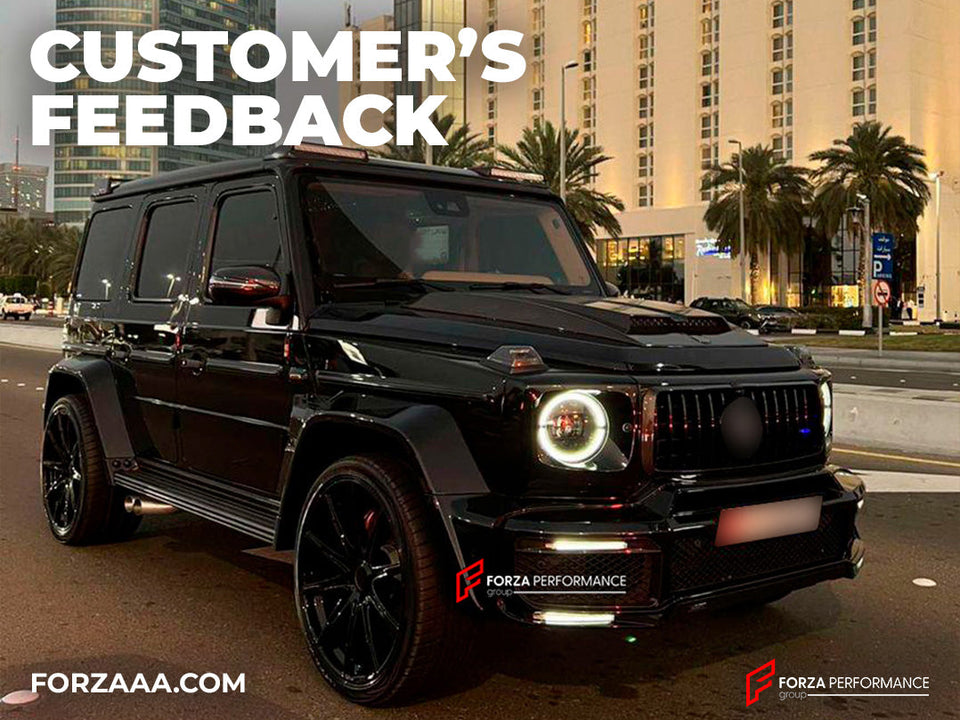 WIDE BODY KIT for MERCEDES BENZ G CLASS W465: Customer's Feedback