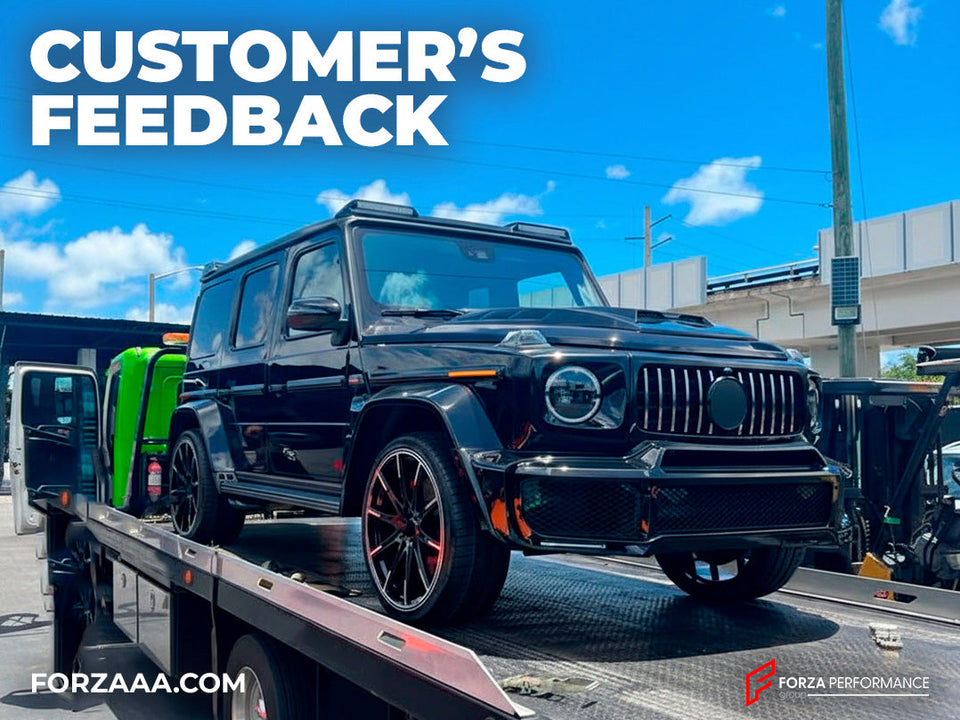 WIDE BODY KIT for MERCEDES-BENZ G-CLASS W464: Customer's Feedback