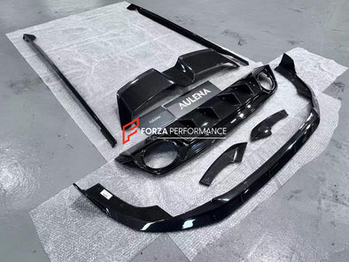 CARBON BODY KIT FOR AUDI A3 S3 RS3 2021+  Set includes:  Front Lip Front Canards Side Skirts Rear Diffuser Rear Spoiler