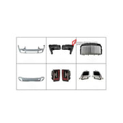 BODY KIT for Rolls-Royce Cullinan 2025+
Set includes:

Front Bumper Assembly
Front Grille
Rear Bumper Assembly
Exhaust Tips
Material: Plastic

NOTE: Professional installation is required.