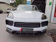 CARBON BODY KIT for PORSCHE CAYENNE 9Y 2019 - 2023  Set includes:  Front Lip Front Vent Covers Rear Diffuser Rear Spoiler Side Skirts Side Fenders