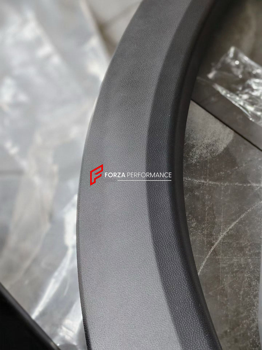 FENDER FLARES for PORSCHE CAYENNE E2 92A 958.1 2010 - 2014 FORZA PERFORMANCE custom fit OEM Style

Set includes:
Fender Flares

Material: Plastic

NOTE: Professional installation is required.