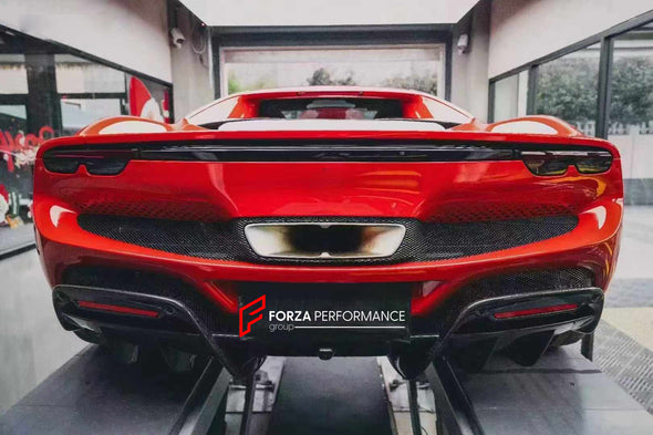 OEM DRY CARBON PARTS for FERRARI GTS GTB 296 2022+  Set includes:  Front Lip Front Bumper Parts Engine Cover Side Skirts Rear Diffuser