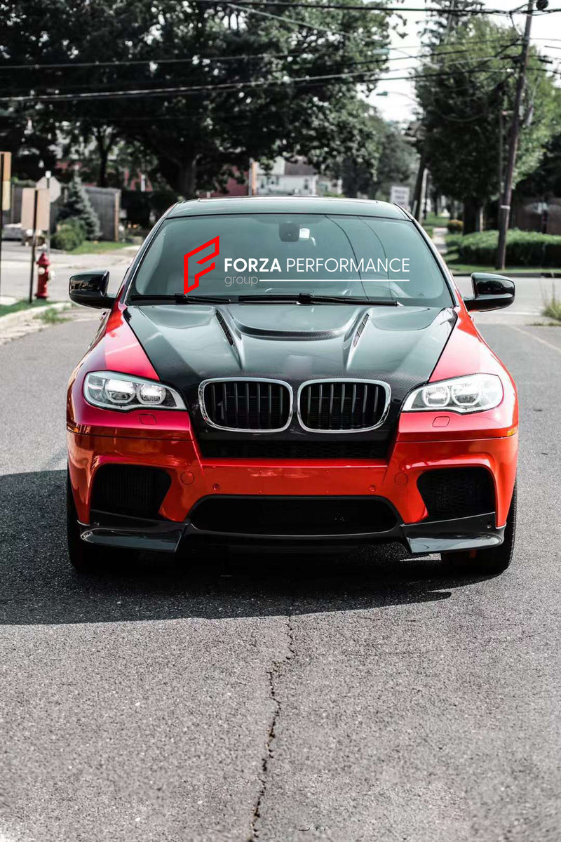 DRY CARBON FRONT HOOD for BMW X6 / X5 E71 / E70