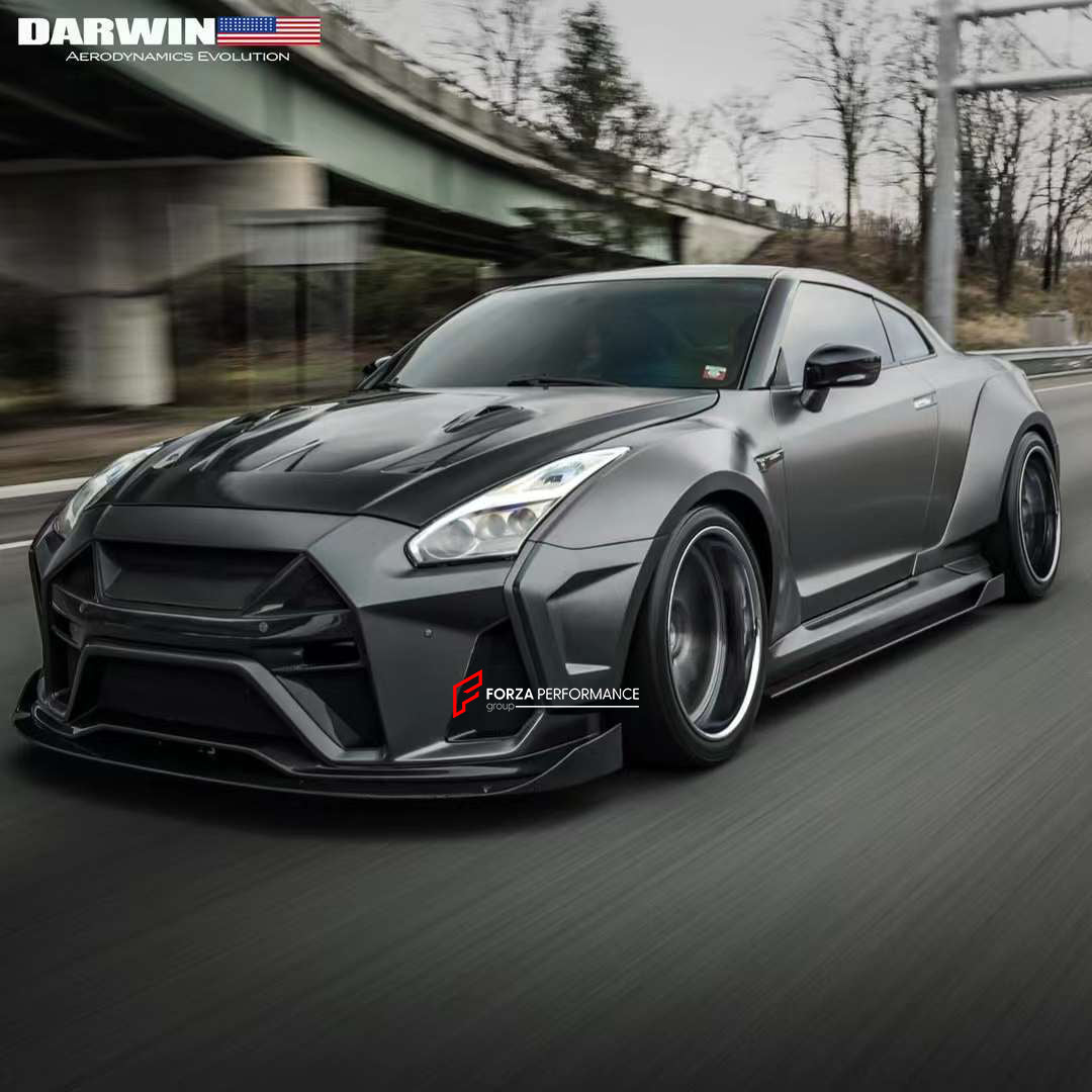 CARBON WIDE BODY KIT for NISSAN GT-R R35 2008 - 2020 | AUTHENTIC DARWI ...
