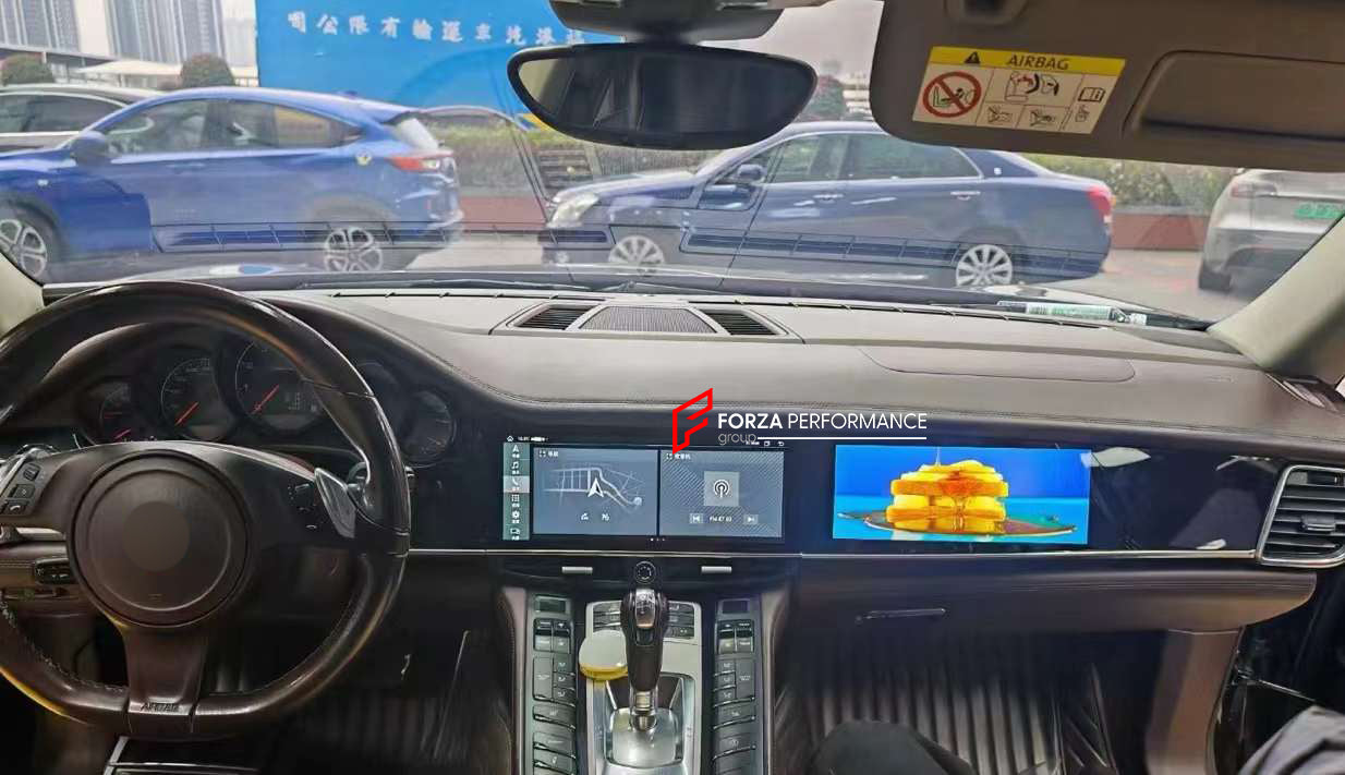 12.3"/10.25" DOUBLE SCREEN DASHBOARD for PORSCHE PANAMERA G2 971 2016 - 2020  Set includes:  Double Screen Dashboard Features:  Supports Android Auto and Apple CarPlay 1920x720/12.3" Screen 8+128GB/256GB Storage Supports HD AHD