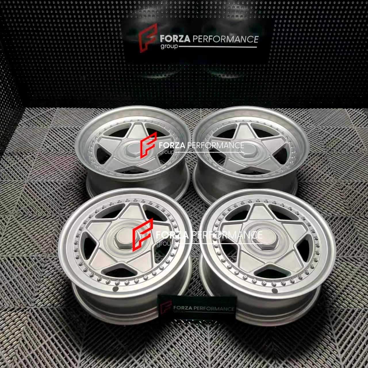 16 17 INCH FORGED WHEELS RIMS for AUTOZAM AZ-1 1992 Forza Performance custom fit buy OEM Ferrari F40 style design wheels