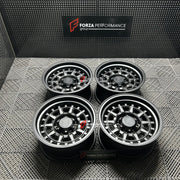 16 INCH FORGED WHEELS RIMS for NISSAN PATROL Y61 2004 Forza Performance custom fit buy Black Rhino Fuji style design wheels