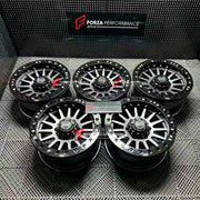 17 INCH FORGED BEADLOCK WHEELS RIMS for NISSAN PATROL Y61 2023 custom fit buy BRAID Fullrace T Dakar Beadlock A style design wheels