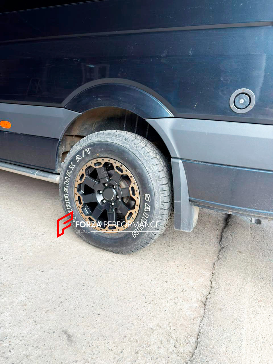 17 INCH FORGED WHEELS RIMS for MERCEDES BENZ SPRINTER 2013 W906 custom fit buy black rhino warlord style wheels