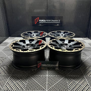 17 INCH FORGED WHEELS RIMS for MERCEDES BENZ SPRINTER 2013 W906 custom fit buy black rhino warlord style wheels