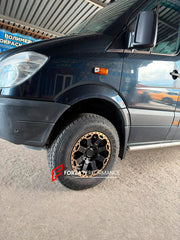 17 INCH FORGED WHEELS RIMS for MERCEDES BENZ SPRINTER 2013 W906 custom fit buy black rhino warlord style wheels