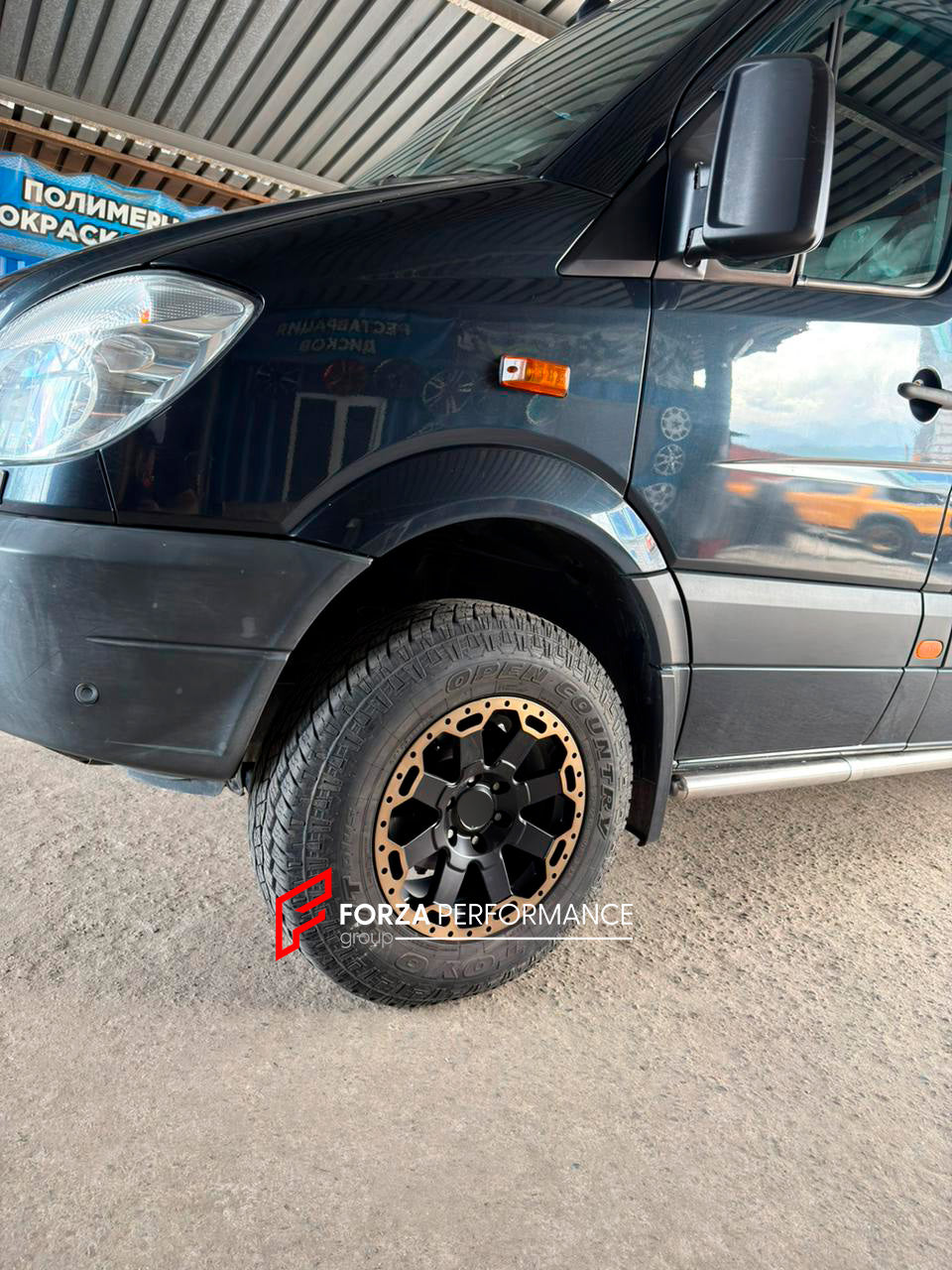 17 INCH FORGED WHEELS RIMS for MERCEDES BENZ SPRINTER 2013 W906 custom fit buy black rhino warlord style wheels