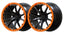 18 INCH BEADLOCK FORGED WHEELS RIMS for MCLAREN 720S 2019 custom fit OEM 720S STYLE 10 SPOKE WHEELS