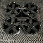 18 INCH BEADLOCK FORGED WHEELS RIMS for PORSCHE CAYENNE TURBO 955 2004 custom fit AKI OVERLAND FUCHS WHEELS 