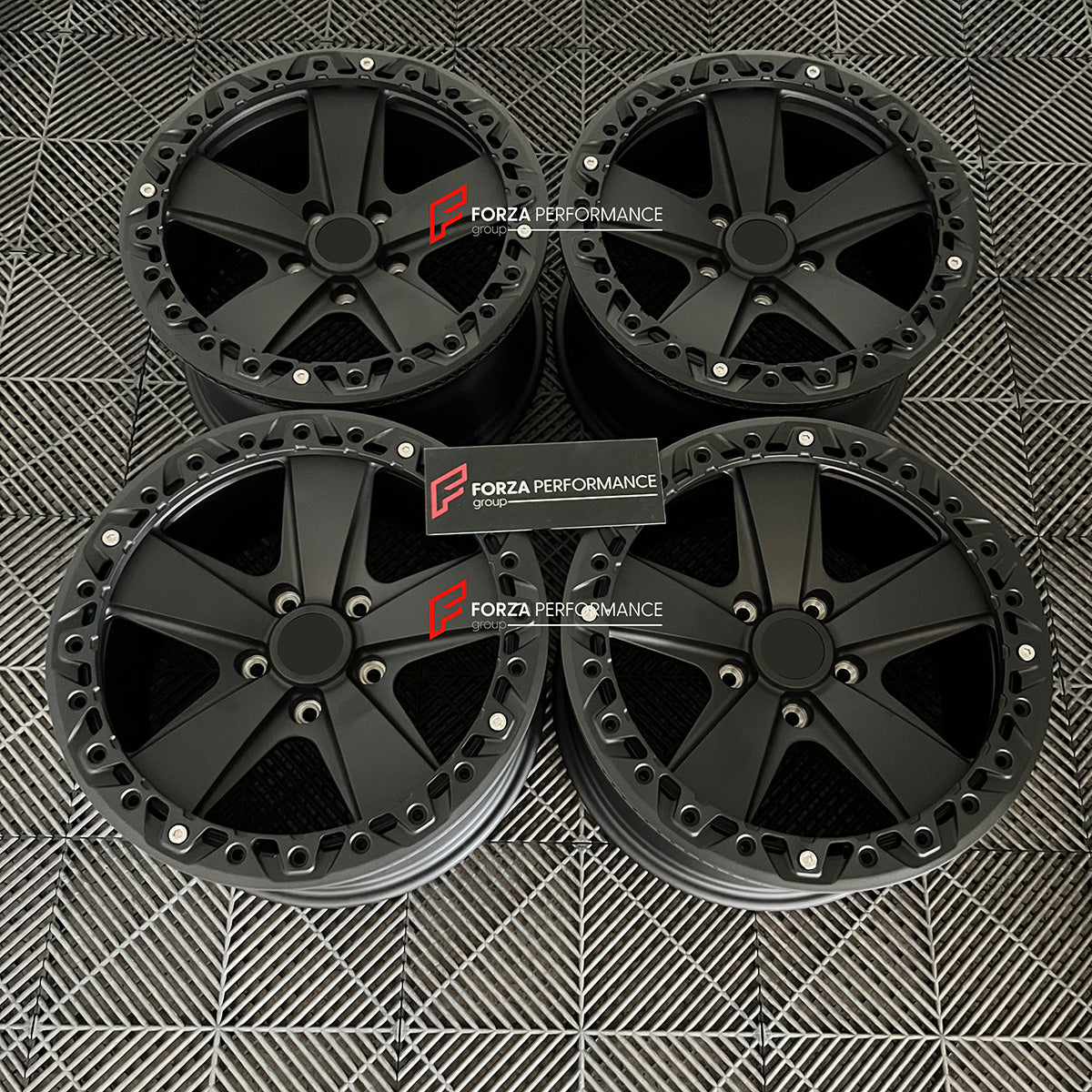 18 INCH BEADLOCK FORGED WHEELS RIMS for PORSCHE CAYENNE TURBO 955 2004 custom fit AKI OVERLAND FUCHS WHEELS 