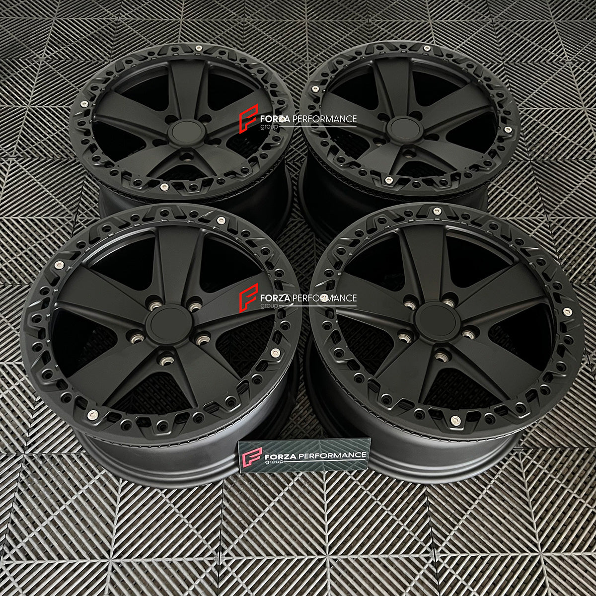 18 INCH BEADLOCK FORGED WHEELS RIMS for PORSCHE CAYENNE TURBO 955 2004 custom fit AKI OVERLAND FUCHS WHEELS 