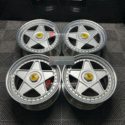 18 INCH FORGED WHEELS RIMS for BMW 3 SERIES 335i E90 E91 E92 E93 2008 Forza Performance custom fit buy OEM Ferrari F40 style design wheels
