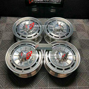 18 INCH FORGED WHEELS RIMS for CHEVROLET CORVETTE C1 1960 custom fit buy OEM IMPALA SS style design wheels