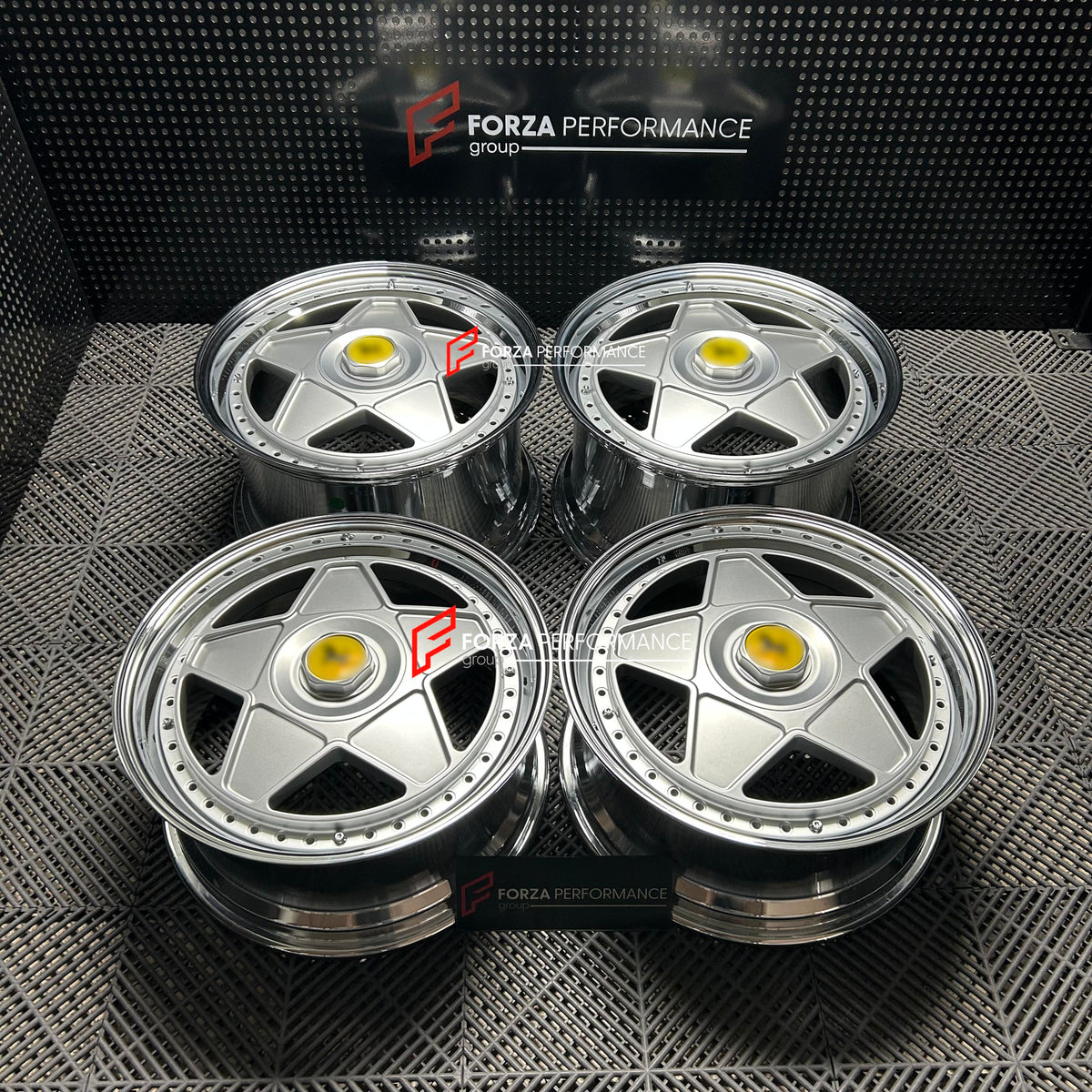 18 INCH FORGED WHEELS RIMS for FERRARI 348 TS 1991 Forza Performance custom fit buy OEM FERRARI F40 style design wheels