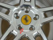 18 INCH FORGED WHEELS RIMS for FERRARI MONDIAL T 1991 custom fit buy OEM Ferrari F430 style design wheels