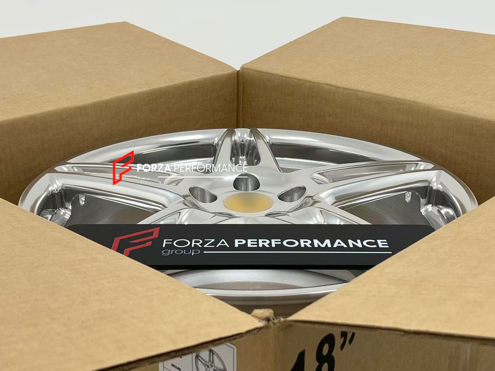 18 INCH FORGED WHEELS RIMS for FERRARI MONDIAL T 1991 custom fit buy OEM Ferrari F430 style design wheels