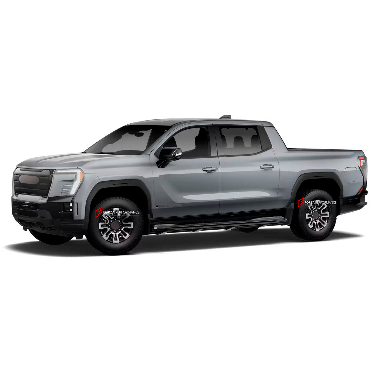 We manufacture premium quality forged wheels rims for GMC Sierra EV Elevation 2023+ in any design, size, color.

WHEEL SIZE:

Front: 18 x 8.5 ET 35
Rear: 18 x 8.5 ET 35
PCD: 8 x 165.1
CB: 116.7
Finish: Silver Machined with Gloss Black
Material: 6061-T6 Forged Aluminum
THIS WHEEL DESIGN CAN BE CUSTOM-MADE FOR YOUR CAR IN ANY SIZE AND COLOR OPTIONS
Available in monoblock, 2-piece, 3-piece, duoblock, beadlock
3D wheel renderings are provided according to the exact dimensions and specifications requested by the