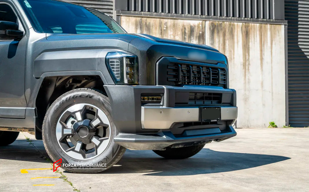 We manufacture premium quality forged wheels for KIA TASMAN 2025&nbsp;in any design, size, color.

THIS WHEEL DESIGN CAN BE CUSTOM-MADE FOR YOUR CAR IN ANY SIZE AND COLOR OPTIONS
Available in monoblock, 2-piece, 3-piece, duoblock, beadlock
3D wheel renderings are provided according to the exact dimensions and specifications requested by the client, ensuring proper fitment for their car prior to production

OPTIONS:&nbsp;

Brushed, polished, chrome, dual-color, milled face&nbsp;&nbsp;
Floating spinning cente