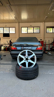 18 INCH FORGED WHEELS RIMS for MERCEDES BENZ E-CLASS E500 W124 custom fit OEM MERCEDES BENZ 190E EVO 2 WHEELS