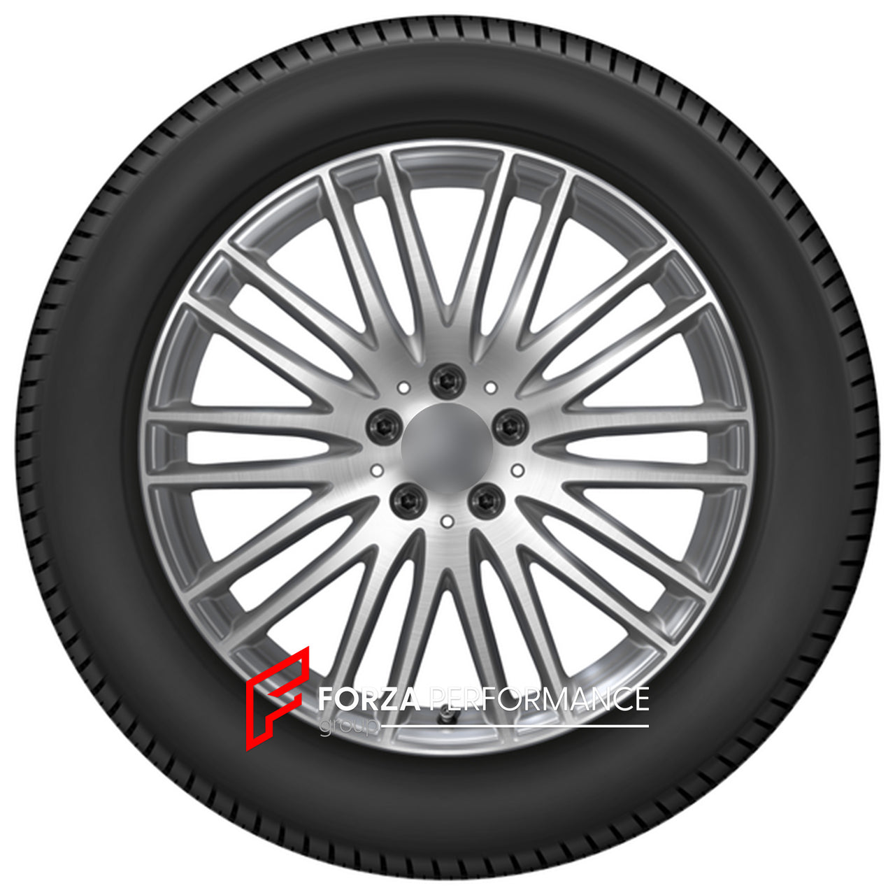 18 INCH FORGED WHEELS RIMS for MERCEDES-BENZ GLC300 GLC350e SUV X254 2024 custom fit OEM tremolit metallic multi-spokes 