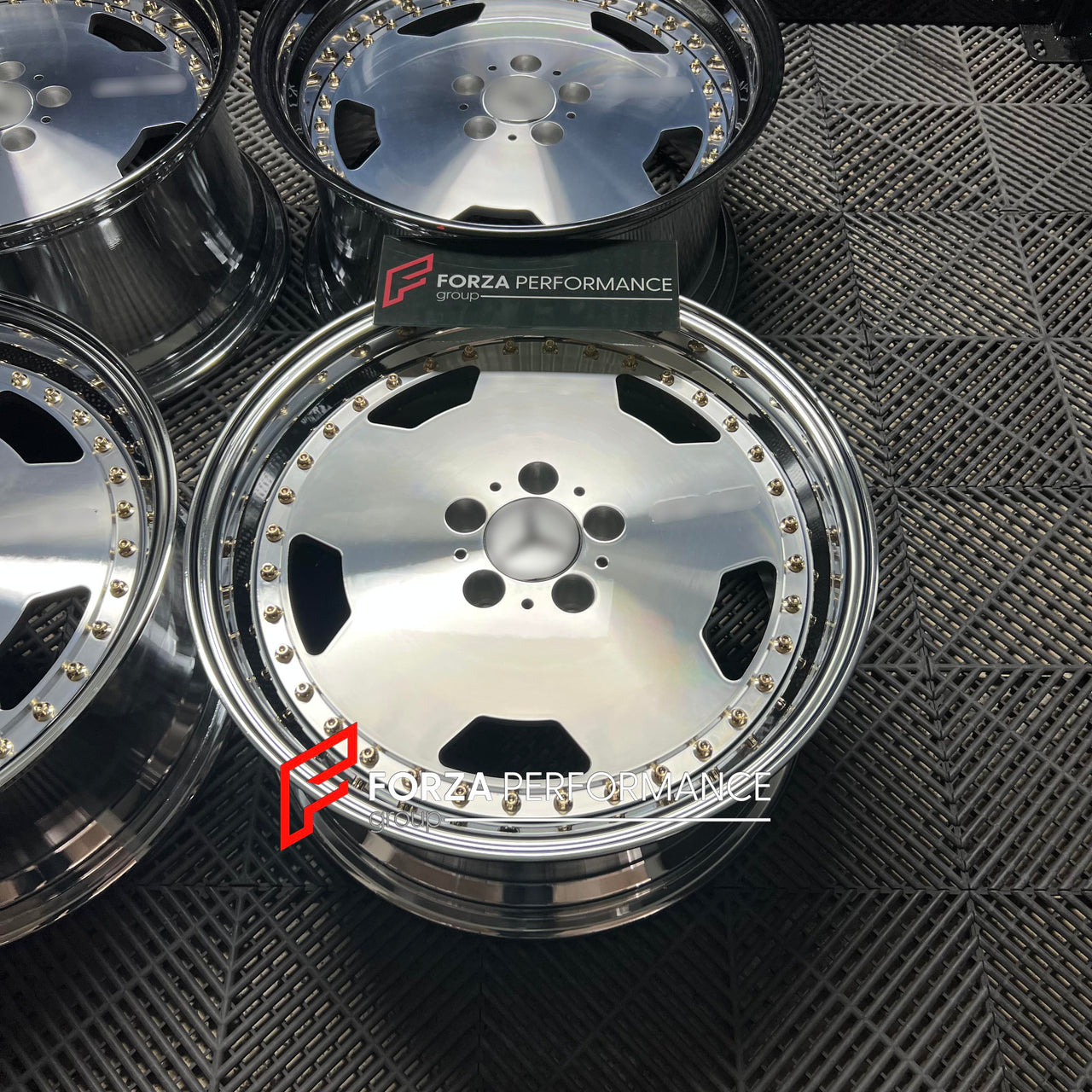 18 INCH FORGED WHEELS RIMS for MERCEDES BENZ SL 500 R129 1991 custom fit AMG MONOBLOCK RETRO EDITION