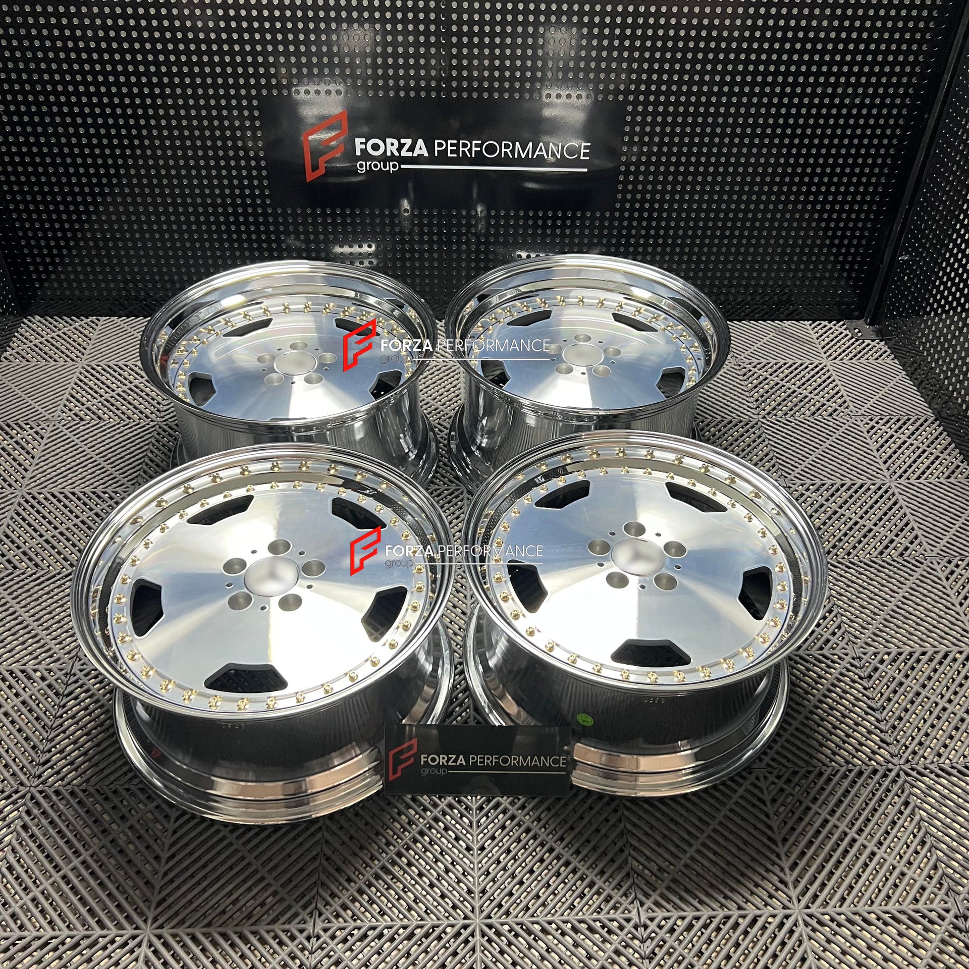 18 INCH FORGED WHEELS RIMS for MERCEDES BENZ SL 500 R129 1991 custom fit AMG MONOBLOCK RETRO EDITION
