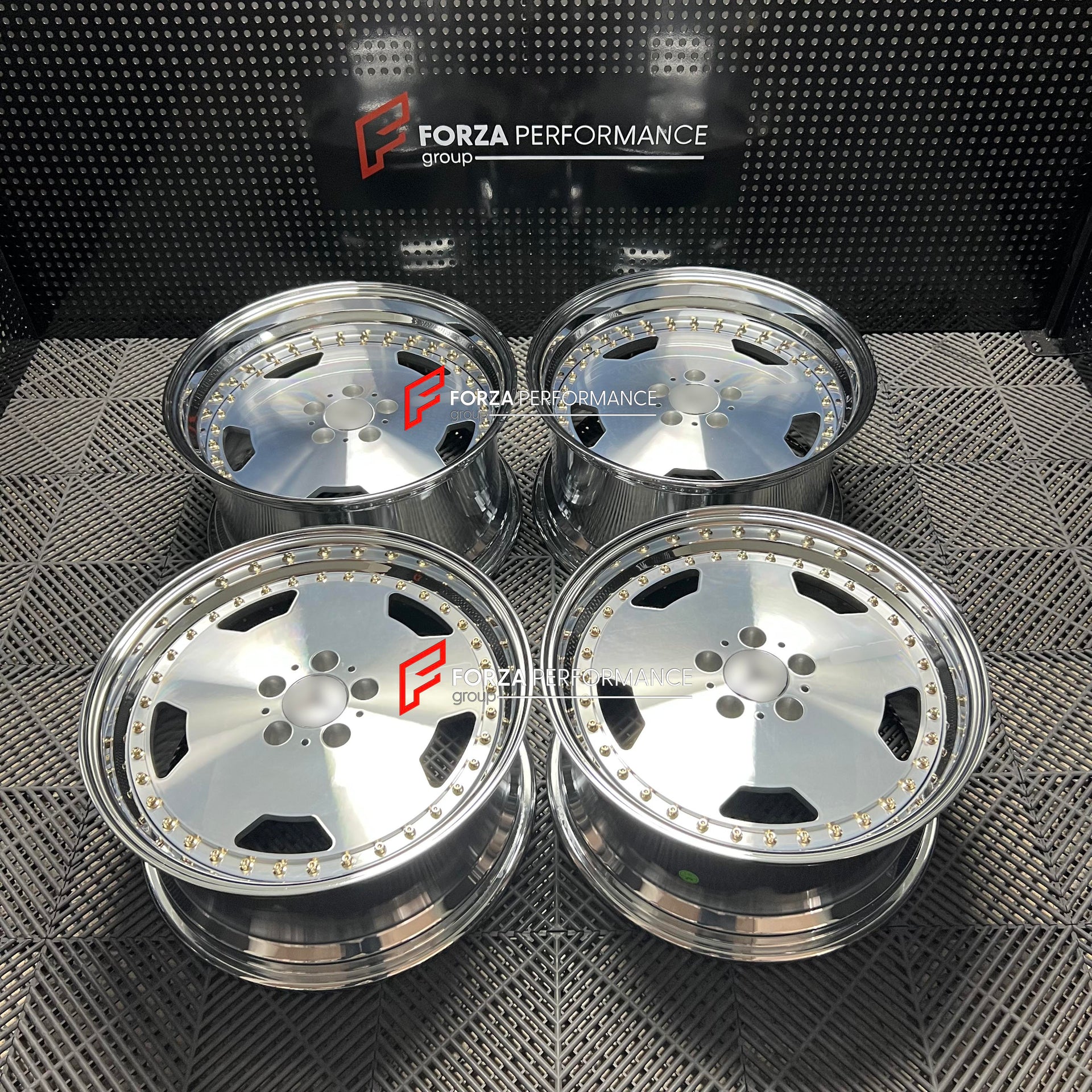 18 INCH FORGED WHEELS RIMS for MERCEDES BENZ SL 500 R129 1991 custom fit AMG MONOBLOCK RETRO EDITION