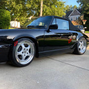 18 INCH FORGED WHEELS RIMS for PORSCHE 911 964 1989 - 1994 FORZA PERFORMANCE RH Alurad P-Rad Speedline Style 

We manufacture premium quality forged wheels rims for Porsche 911 964 1989 - 1994 in any design, size, color.

WHEEL SIZE:

Front: 18 x 8 ET 52
Rear: 18 x 9.5 ET 54
PCD: 5 x 130
CB: 71.6
Finish: Silver
Material: 6061-T6 Forged Aluminum
THIS WHEEL DESIGN CAN BE CUSTOM-MADE FOR YOUR CAR IN ANY SIZE AND COLOR OPTIONS
Available in monoblock, 2-piece, 3-piece, duoblock, beadlock
3D wheel renderings are 