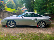 We manufacture premium quality forged wheels rims for Porsche 911 996 TURBO 1997 - 2006 in any design, size, color.

WHEEL SIZE:

Front: 18 x 8.0 ET 50
Rear: 18 x 11 ET 45
PCD: 5 x 130
CB: 71.6
Finish: Full Matte Silver
Material: 6061-T6 Forged Aluminum

THIS WHEEL DESIGN CAN BE CUSTOM-MADE FOR YOUR CAR IN ANY SIZE AND COLOR OPTIONS
Available in monoblock, 2-piece, 3-piece, duoblock, beadlock
3D wheel renderings are provided according to the exact dimensions and specifications requested by the client, ensur