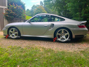 We manufacture premium quality forged wheels rims for Porsche 911 996 TURBO 1997 - 2006 in any design, size, color.

WHEEL SIZE:

Front: 18 x 8.0 ET 50
Rear: 18 x 11 ET 45
PCD: 5 x 130
CB: 71.6
Finish: Full Matte Silver
Material: 6061-T6 Forged Aluminum

THIS WHEEL DESIGN CAN BE CUSTOM-MADE FOR YOUR CAR IN ANY SIZE AND COLOR OPTIONS
Available in monoblock, 2-piece, 3-piece, duoblock, beadlock
3D wheel renderings are provided according to the exact dimensions and specifications requested by the client, ensur