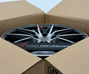 We manufacture premium quality forged wheels rims for SUBARU OUTBACK 2020+ FORZA PERFORMANCE custom fit Volk Racing Rays Engineering in any design, size, color.

WHEEL SIZE:

Front: 18 x 7.5 ET 40
Rear: 18 x 7.5 ET 40
PCD: 5 x 114.3
CB: 56.1
Finish: Gloss Graphite with MF
Material: 6061-T6 Forged Aluminum
THIS WHEEL DESIGN CAN BE CUSTOM-MADE FOR YOUR CAR IN ANY SIZE AND COLOR OPTIONS
Available in monoblock, 2-piece, 3-piece, duoblock, beadlock
3D wheel renderings are provided according to the exact dimensio