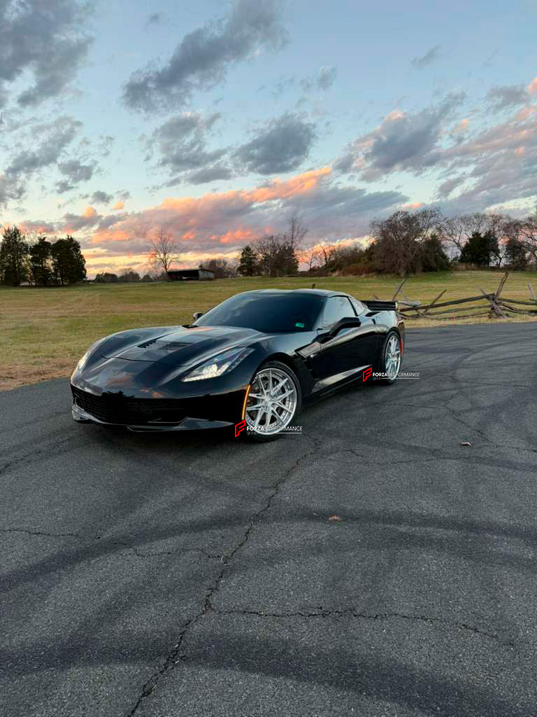 19 20 INCH FORGED WHEELS RIMS for CHEVROLET CORVETTE STINGRAY C7 2018 custom fit T & T FORGED WHEELS