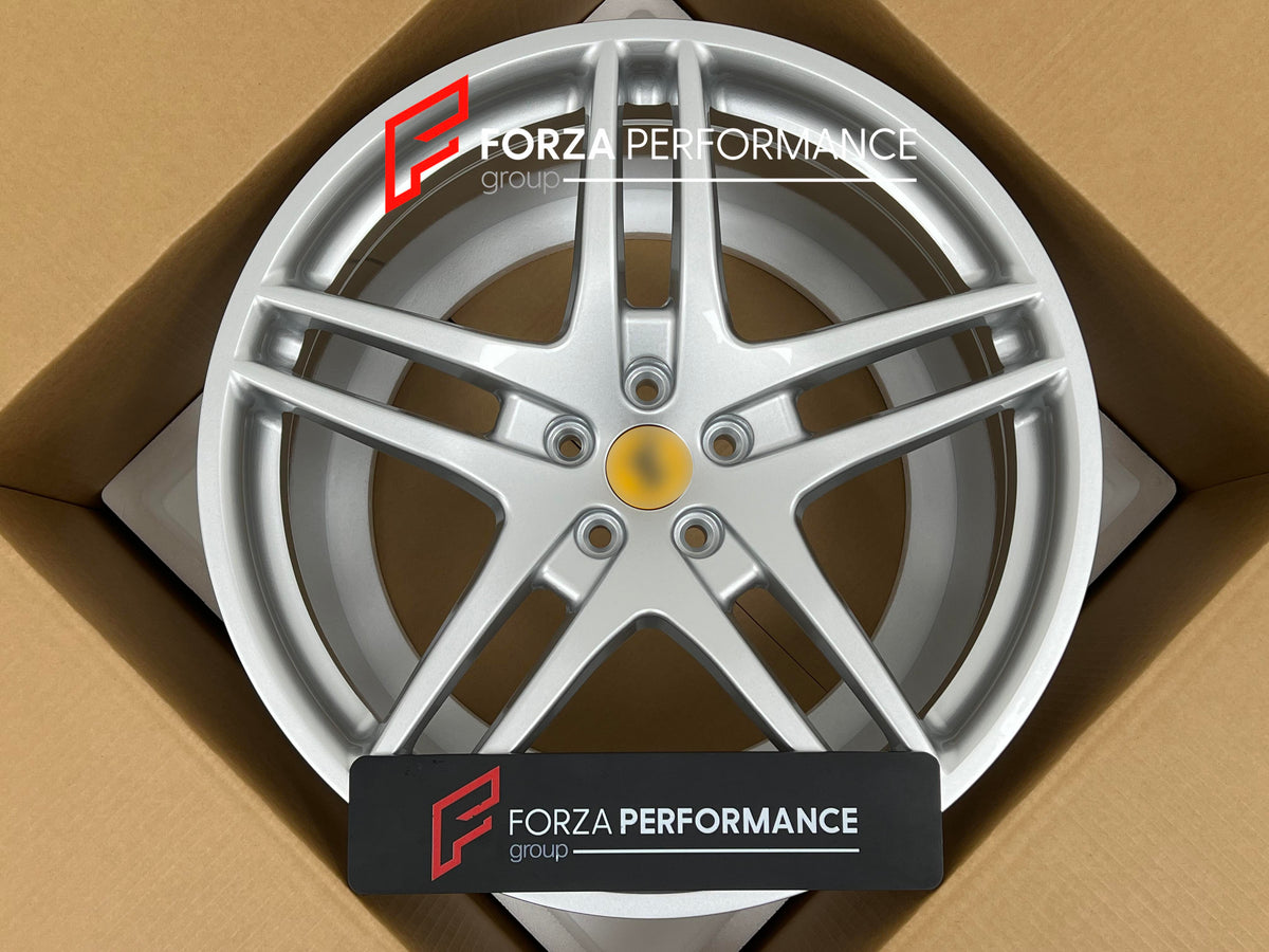 19 20 INCH FORGED WHEELS RIMS for FERRARI F430 2009 SPIDER SCUDERIA Forza Performance custom fit buy OEM FERRARI F430 style design wheels