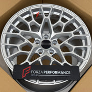 We manufacture premium quality forged wheels rims for Aston Martin V12 VANTAGE 2005 - 2017 in any design, size, color.

WHEEL SIZE:

Front: 19 x 9.0 ET 40
Rear: 19 x 11 ET 51
PCD: 5 x 114.3
CB: 68.1
Finish: Satin Silver
Material: 6061-T6 Forged Aluminum
THIS WHEEL DESIGN CAN BE CUSTOM-MADE FOR YOUR CAR IN ANY SIZE AND COLOR OPTIONS
Available in monoblock, 2-piece, 3-piece, duoblock, beadlock
3D wheel renderings are provided according to the exact dimensions and specifications requested by the client, ensuri