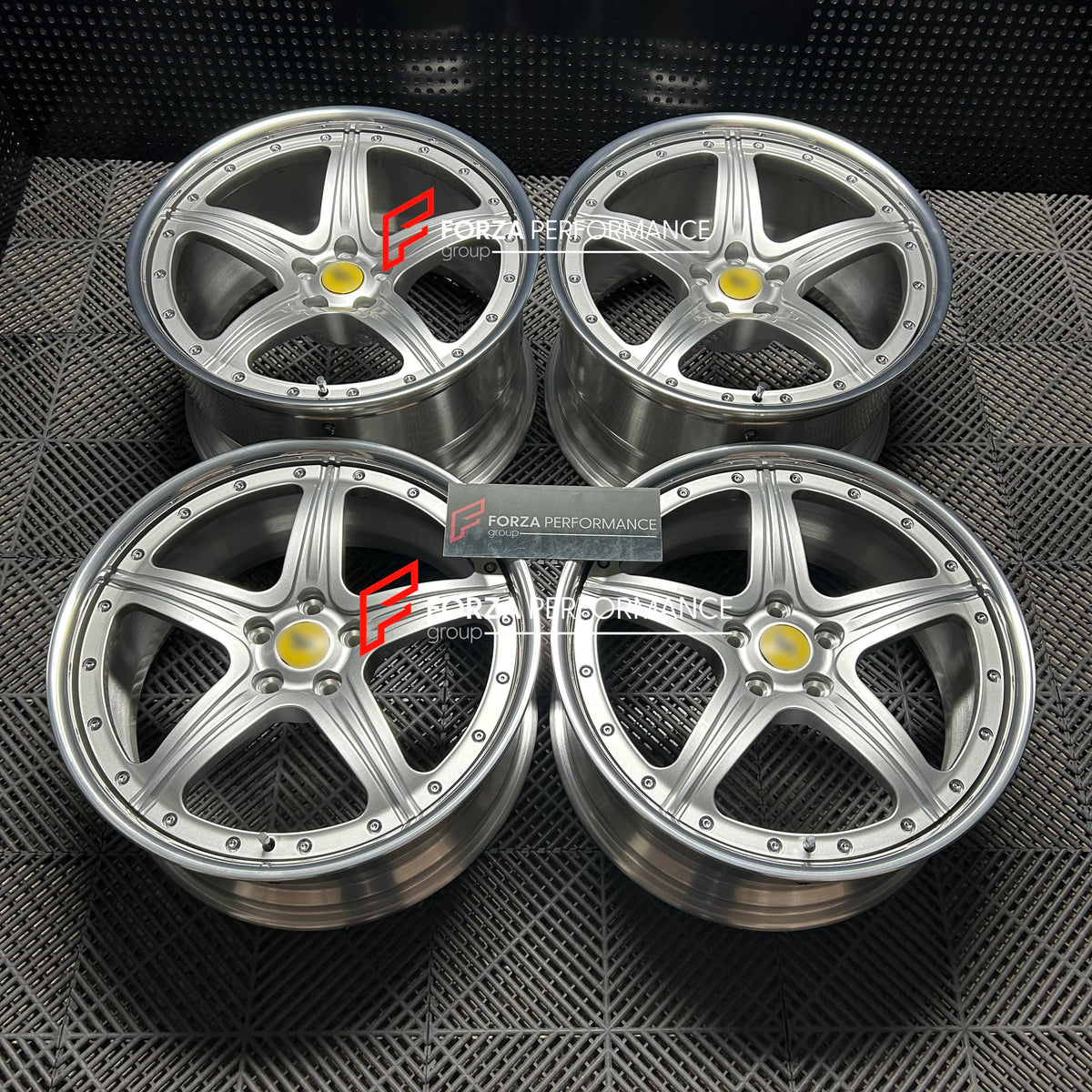 19 INCH FORGED WHEELS RIMS for FERRARI 575M 2005 Forza Performance custom fit buy OEM BBS modular style design wheels