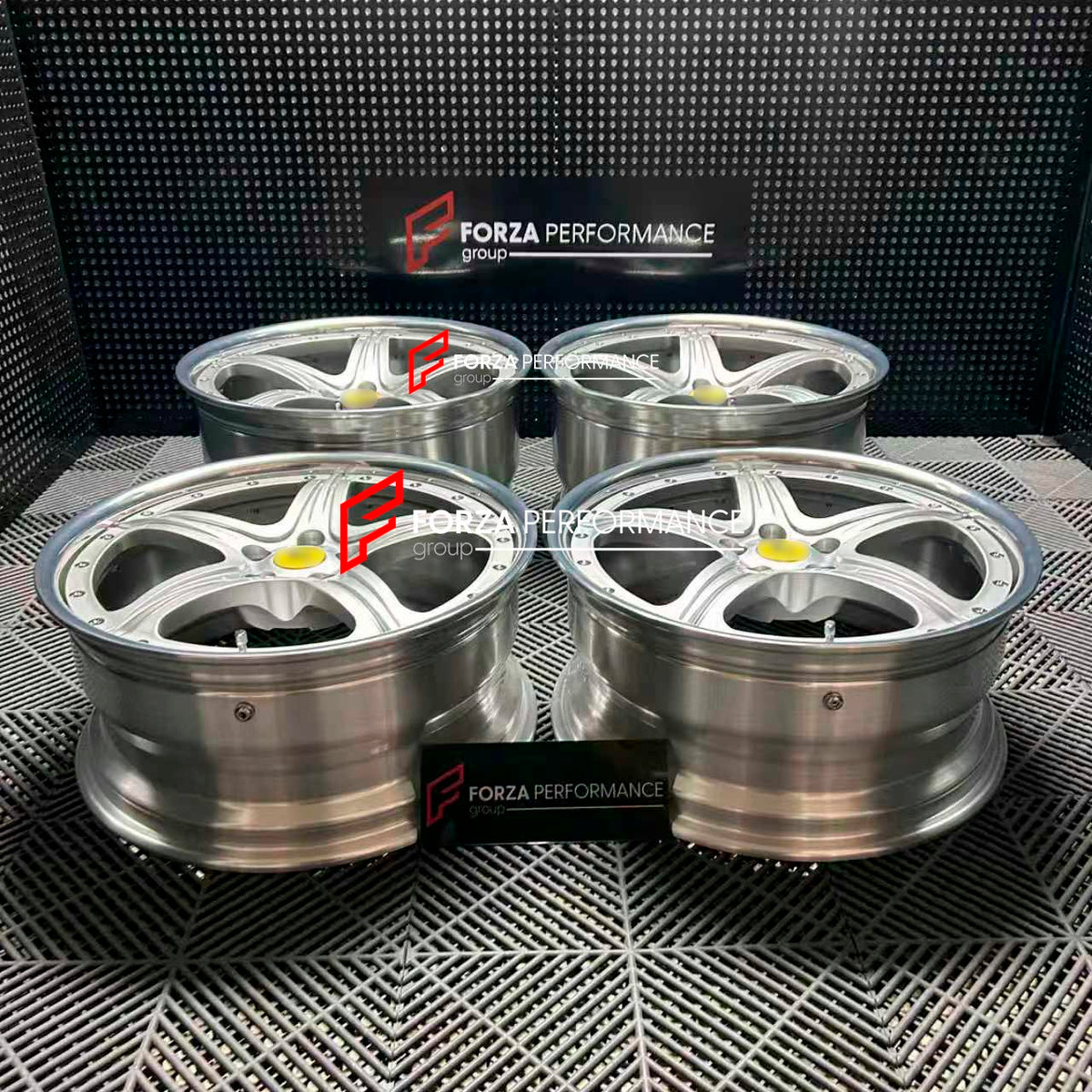 19 INCH FORGED WHEELS RIMS for FERRARI 575M 2005 Forza Performance custom fit buy OEM BBS modular style design wheels