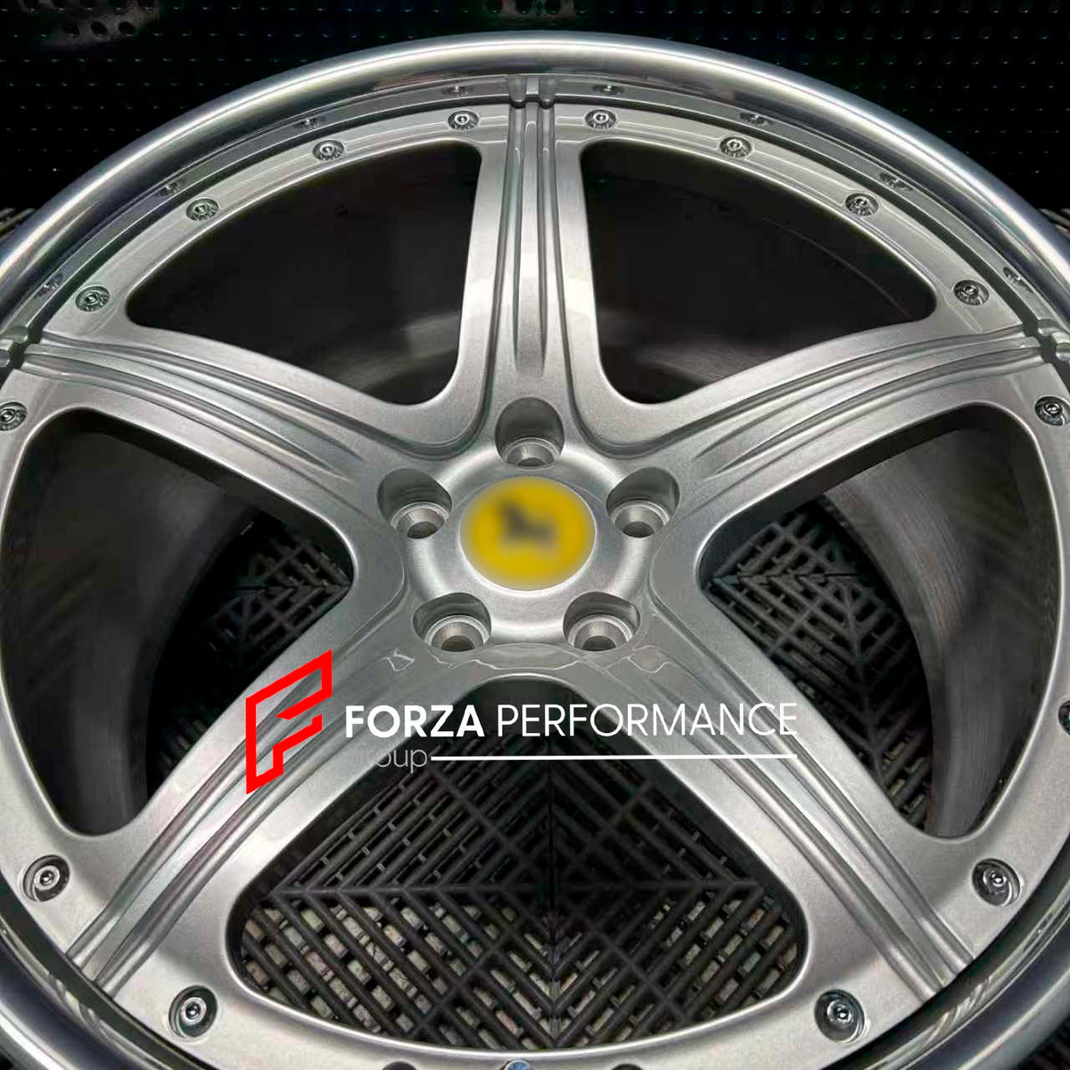 19 INCH FORGED WHEELS RIMS for FERRARI 575M 2005 Forza Performance custom fit buy OEM BBS modular style design wheels