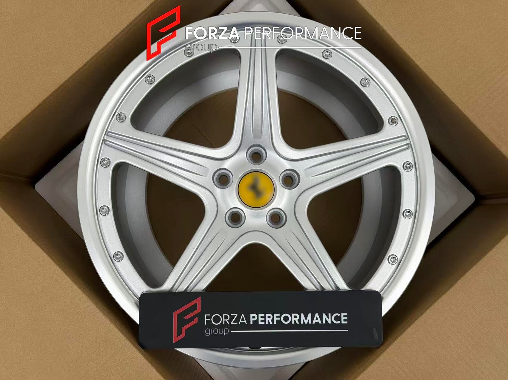 19 INCH FORGED WHEELS RIMS for FERRARI 575M MARANELLO 2005 R535 custom fit buy BBS MODULAR STYLE WHEELS