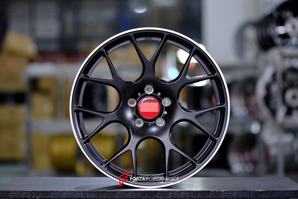 We manufacture premium quality forged wheels for FORD MUSTANG SHELBY GT350R in any design, size, color.

Wheels size: 19 x 11.5 ET 55

Finishing: Matte Black

THIS WHEEL DESIGN CAN BE CUSTOM-MADE FOR YOUR CAR IN ANY SIZE AND COLOR OPTIONS
Available in monoblock, 2-piece, 3-piece, duoblock, beadlock
3D wheel renderings are provided according to the exact dimensions and specifications requested by the client, ensuring proper fitment for their car prior to production

OPTIONS:

Brushed, polished, chrome, dual-
