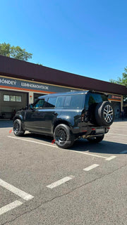 We manufacture premium quality forged wheels rims for Land Rover Defender L663 2019+ in any design, size, color.

WHEEL SIZE:

Front: 19 x 8.0 ET 31.5
Rear: 19 x 8.0 ET 31.5
PCD: 5 x 120
CB: 72.56
Weight: 14.50
Finish: Matte Black with Tint Machined Face
Material: 6061-T6 Forged Aluminum


THIS WHEEL DESIGN CAN BE CUSTOM-MADE FOR YOUR CAR IN ANY SIZE AND COLOR OPTIONS
Available in monoblock, 2-piece, 3-piece, duoblock, beadlock
3D wheel renderings are provided according to the exact dimensions and specifica