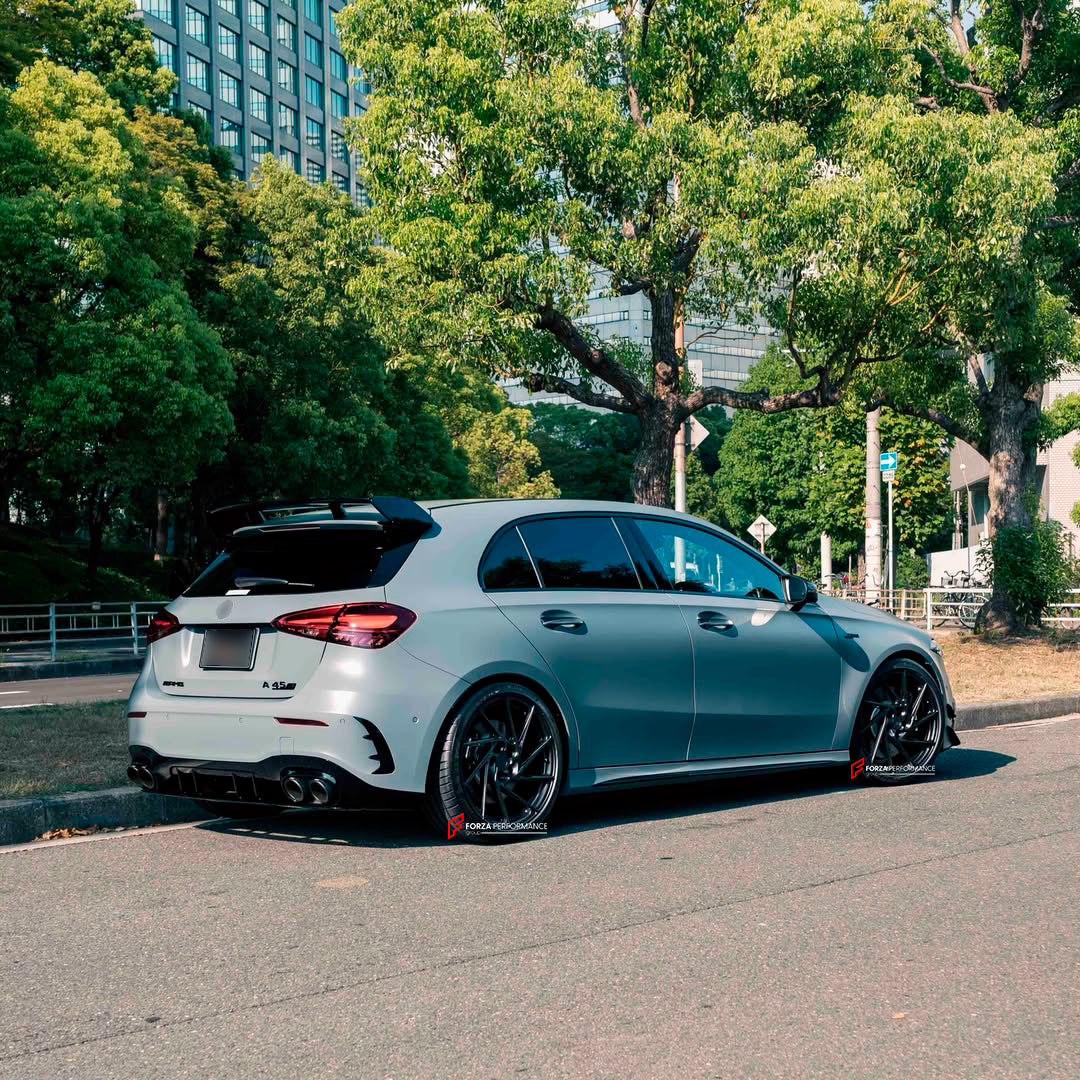We manufacture premium quality forged wheels for MERCEDES BENZ A45S AMG W177 2019+&nbsp;in any design, size, color.

THIS WHEEL DESIGN CAN BE CUSTOM-MADE FOR YOUR CAR IN ANY SIZE AND COLOR OPTIONS
Available in monoblock, 2-piece, 3-piece, duoblock, beadlock
3D wheel renderings are provided according to the exact dimensions and specifications requested by the client, ensuring proper fitment for their car prior to production

OPTIONS:&nbsp;

Brushed, polished, chrome, dual-color, milled face&nbsp;&nbsp;
Float